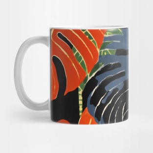 Jungle Monstera Leaf Pattern Mug